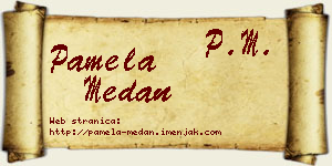 Pamela Medan vizit kartica